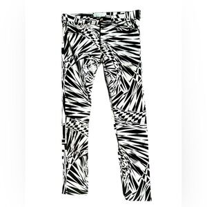 Versace for H&M Black & White Psychedelic Stretch Denim Men’s Jeans